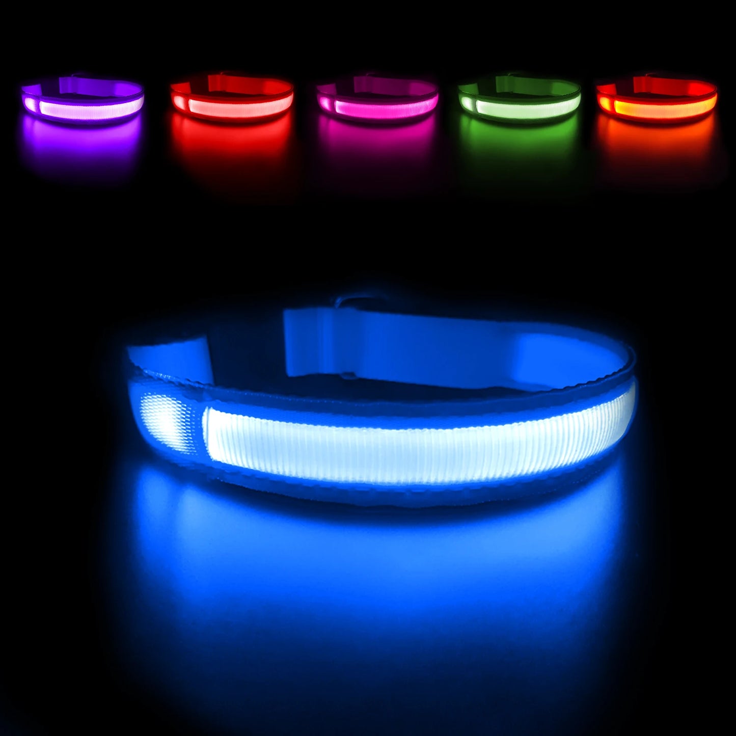 Luminous Dog Collar Waterpoof Safety