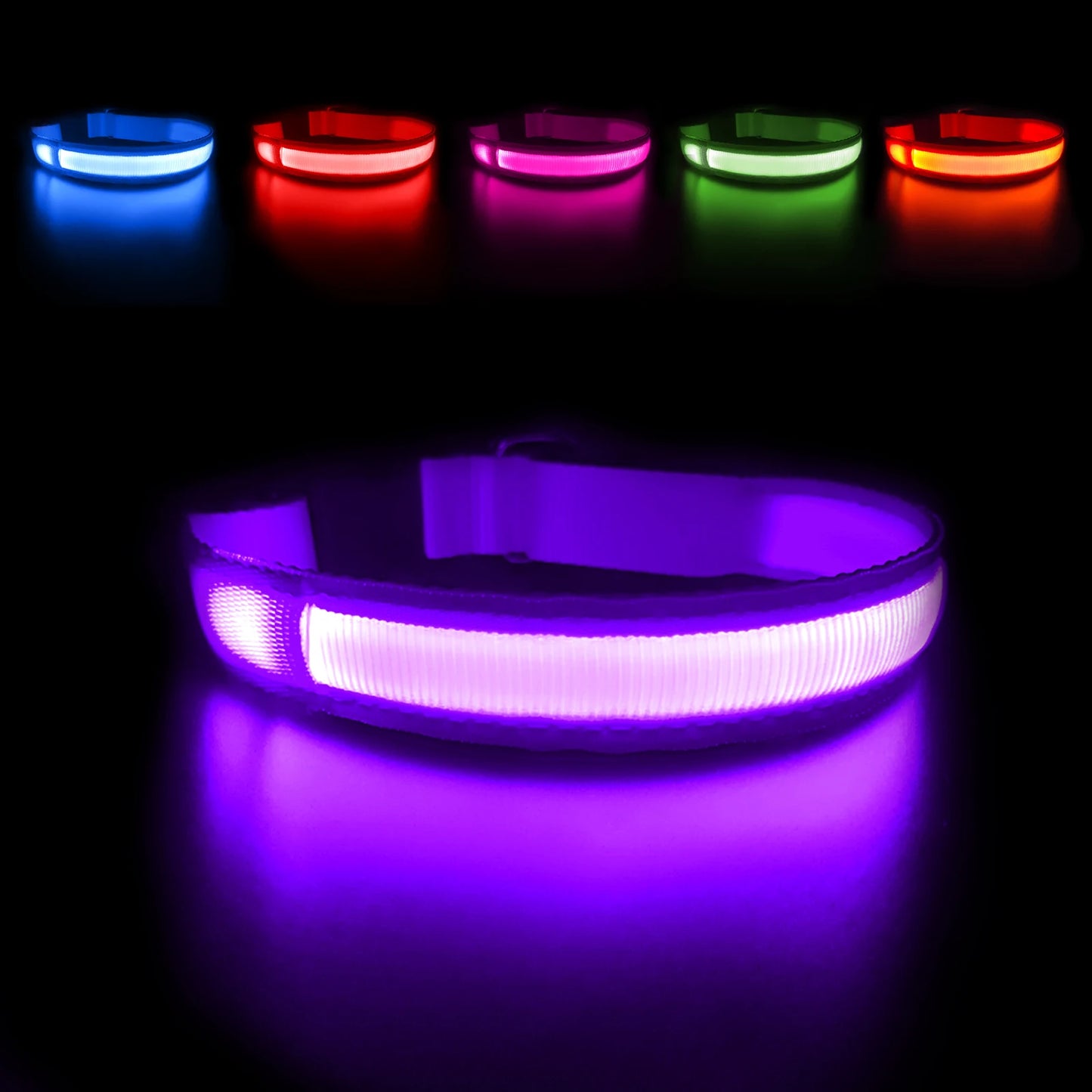 Luminous Dog Collar Waterpoof Safety