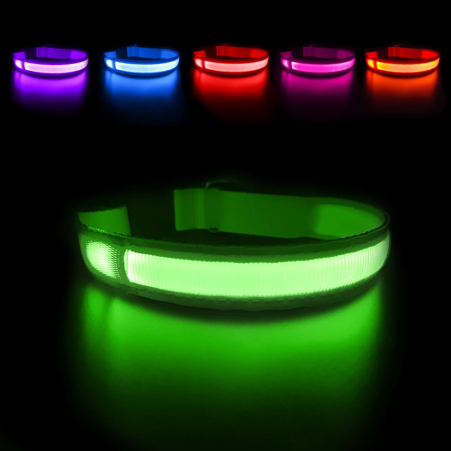 Luminous Dog Collar Waterpoof Safety