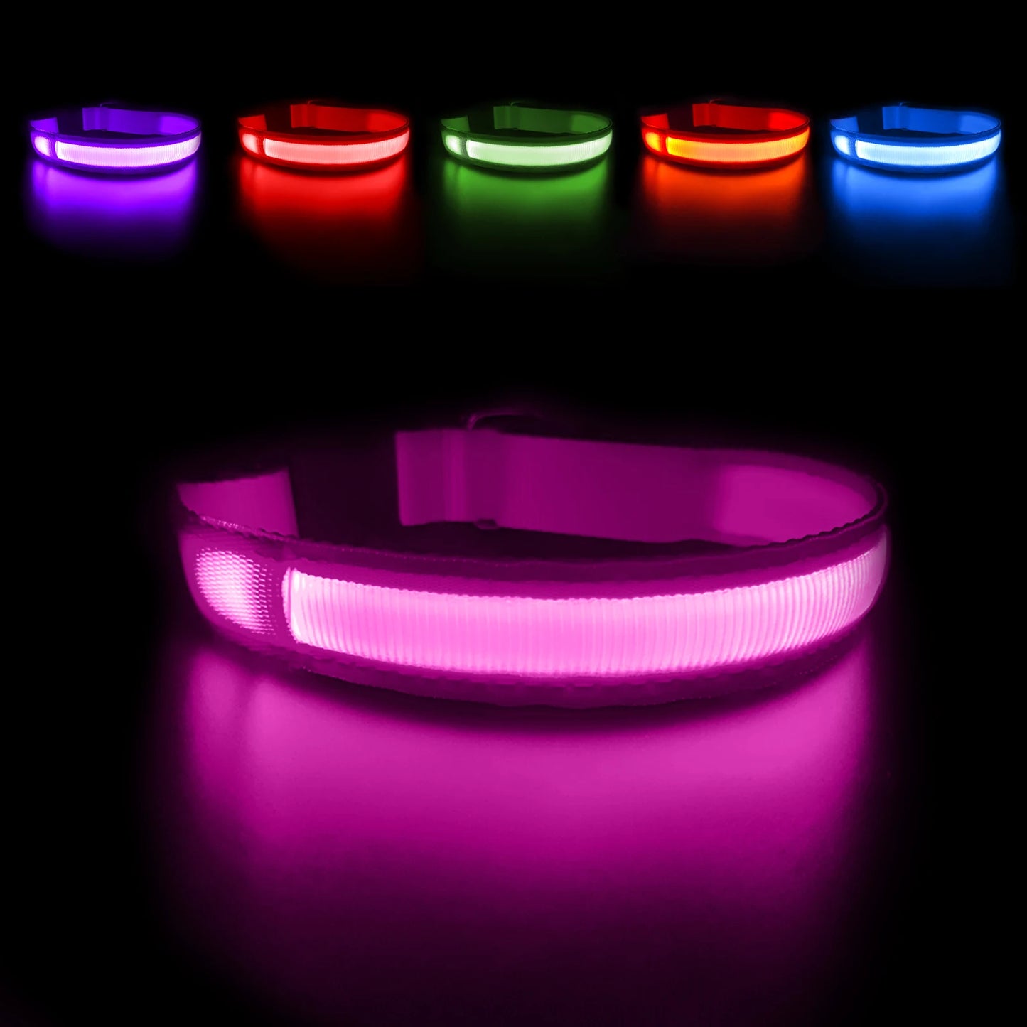 Luminous Dog Collar Waterpoof Safety