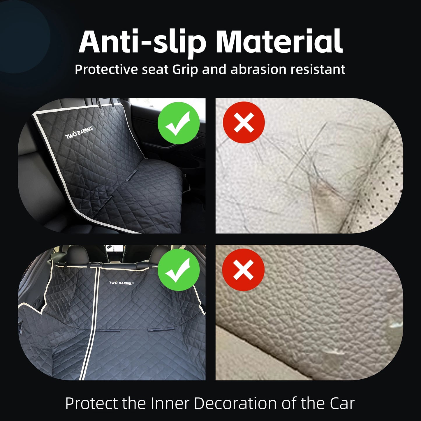 Car Pet Seat Cover Waterproof Foldable Dog Car Seat