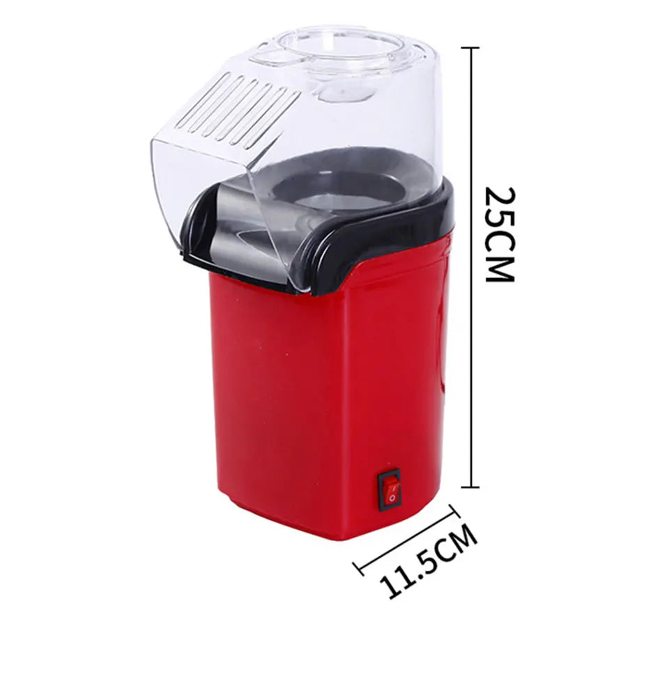 Oil-free Air Corn Machine, Pipoqueir Eletrica Hot Air Machine Mini Popcorn Maker Machine-1200W Household Healthy Home Kitchen