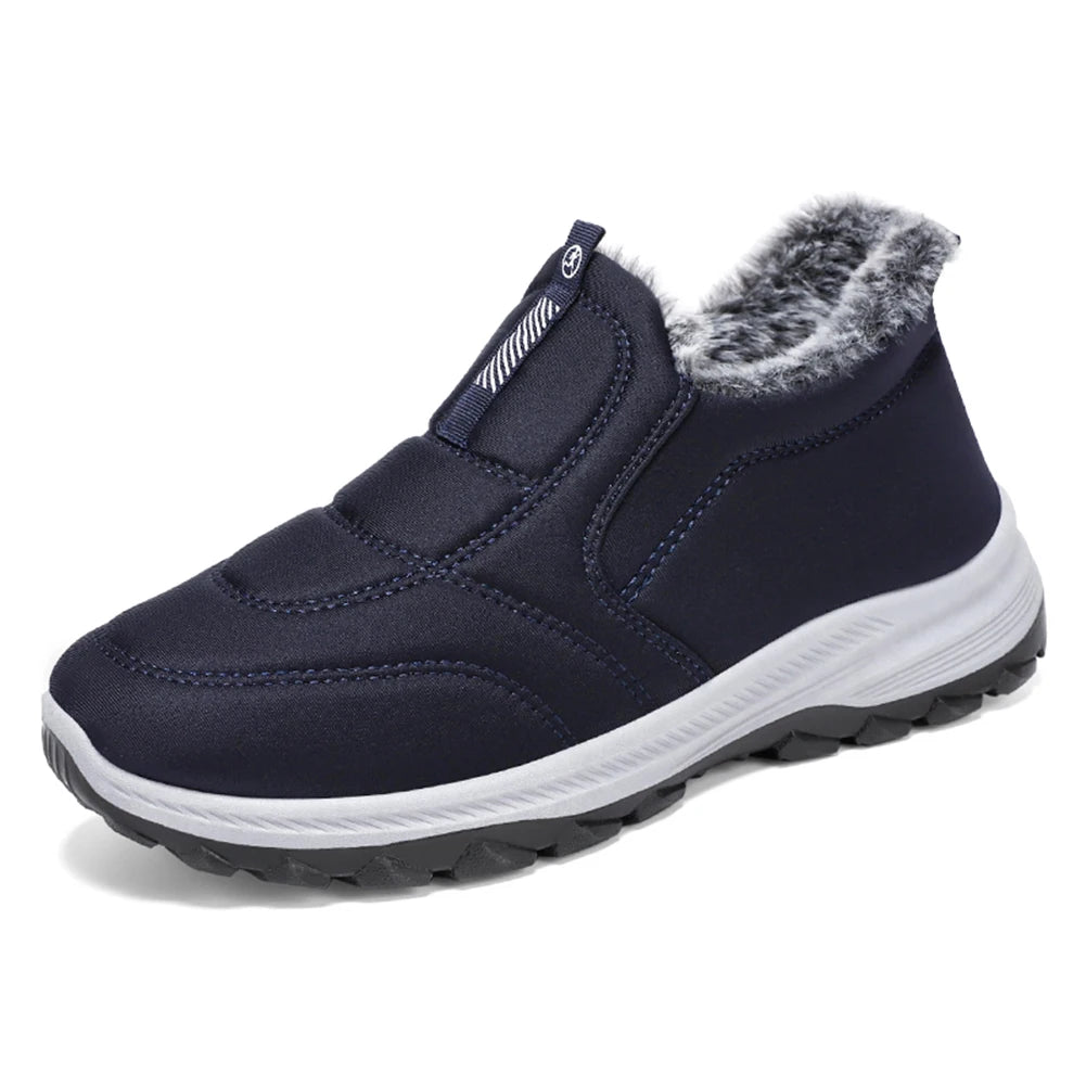 Snow Boots Lightweight Non-slip Thermal Ankle Boots Comfortable Winter Shoes