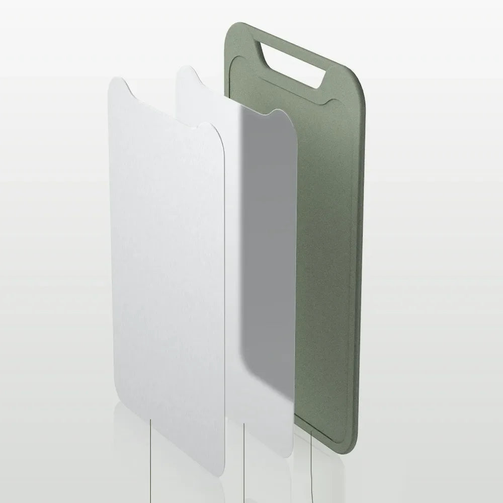 Double Sided Kitchen Cutting Board 304 Stainless Steel Small Size