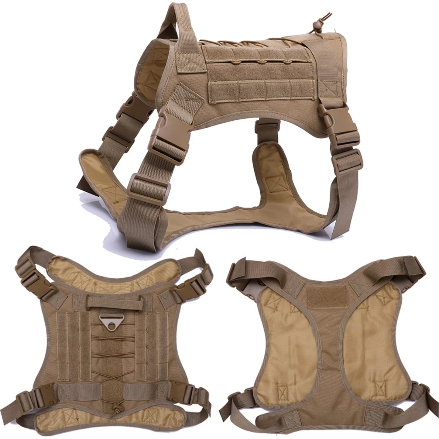 Comfortable and Durable Adjustable Dog Harness Set