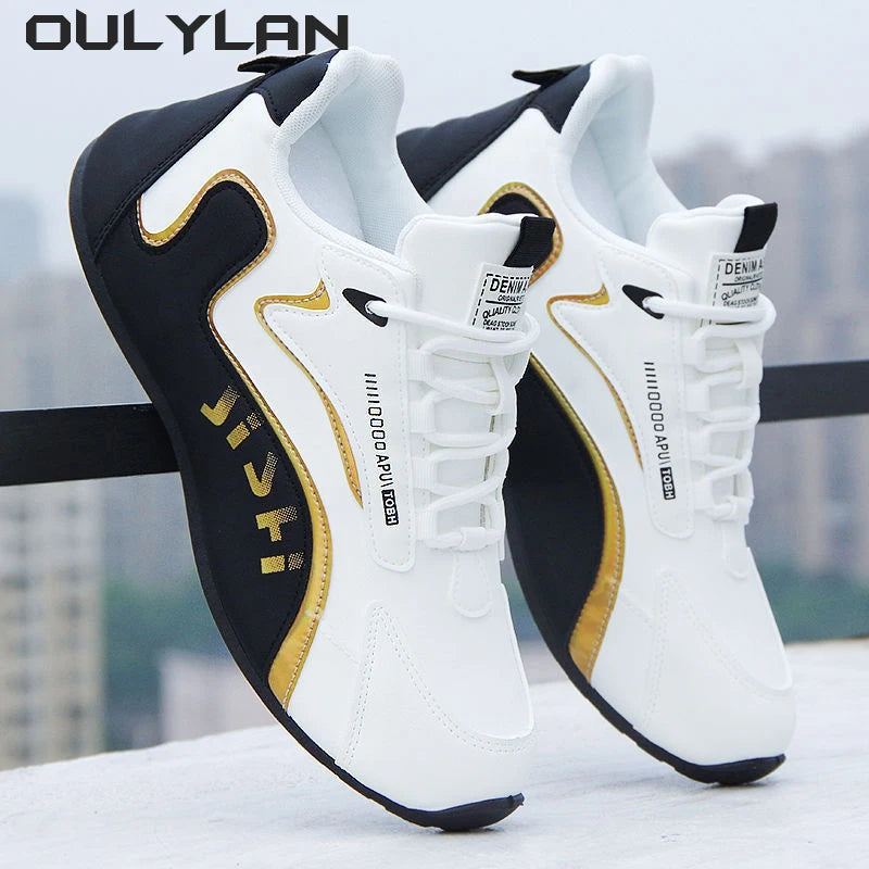 Men's Leather Shoes Sports Running Shoes