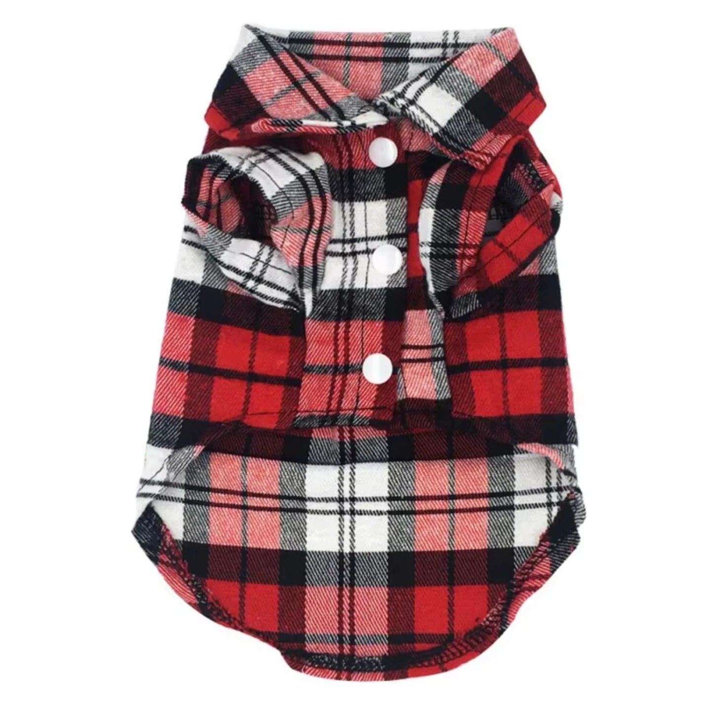 Dog Shirt Small Medium Dogs Boy Plaid Dog T-Shirt Summer Outfits