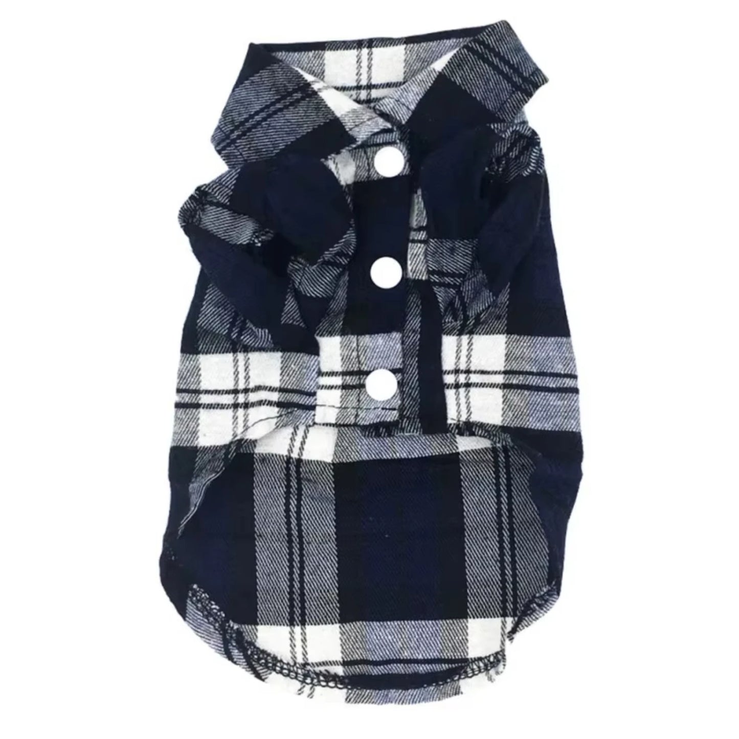 Dog Shirt Small Medium Dogs Boy Plaid Dog T-Shirt Summer Outfits