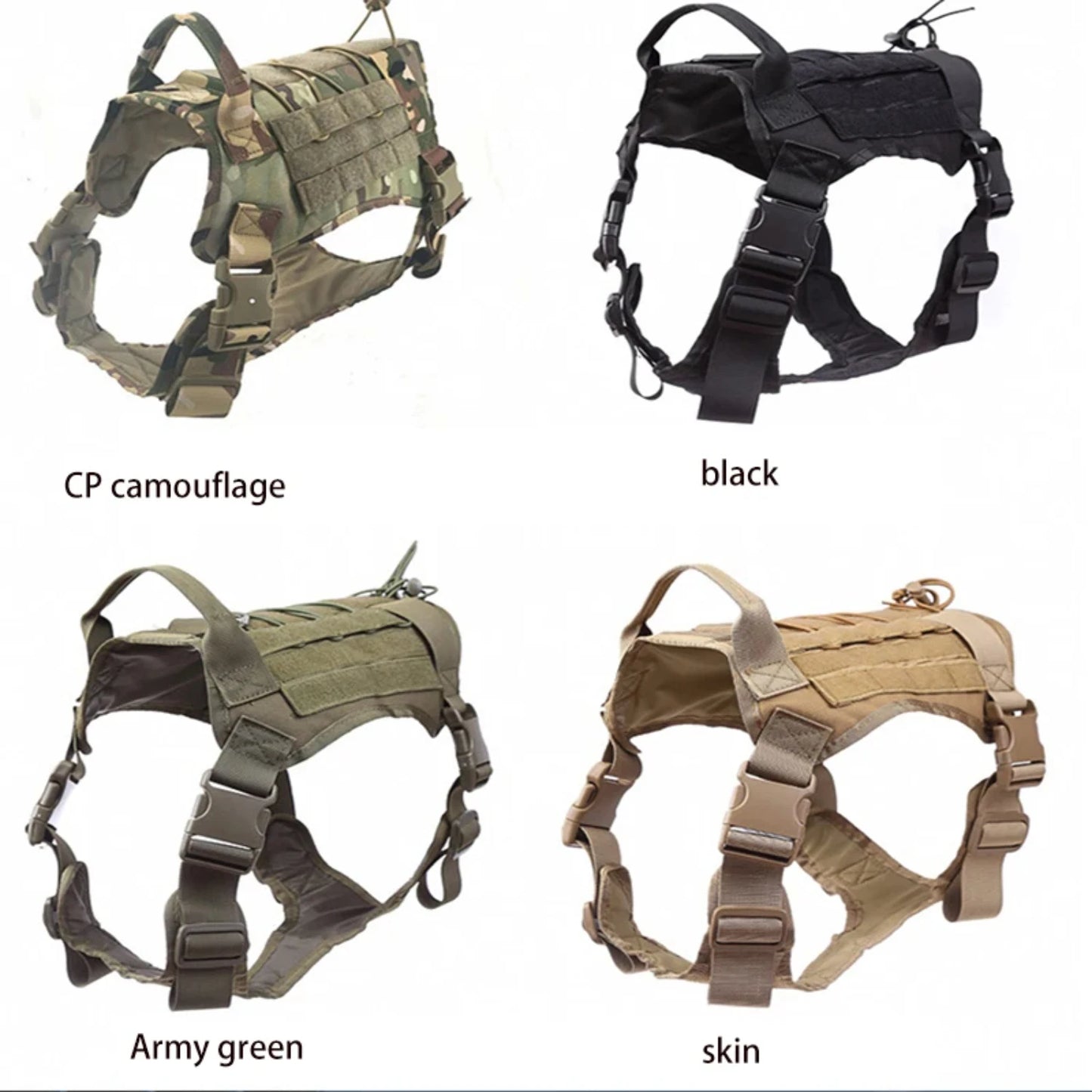 Comfortable and Durable Adjustable Dog Harness Set