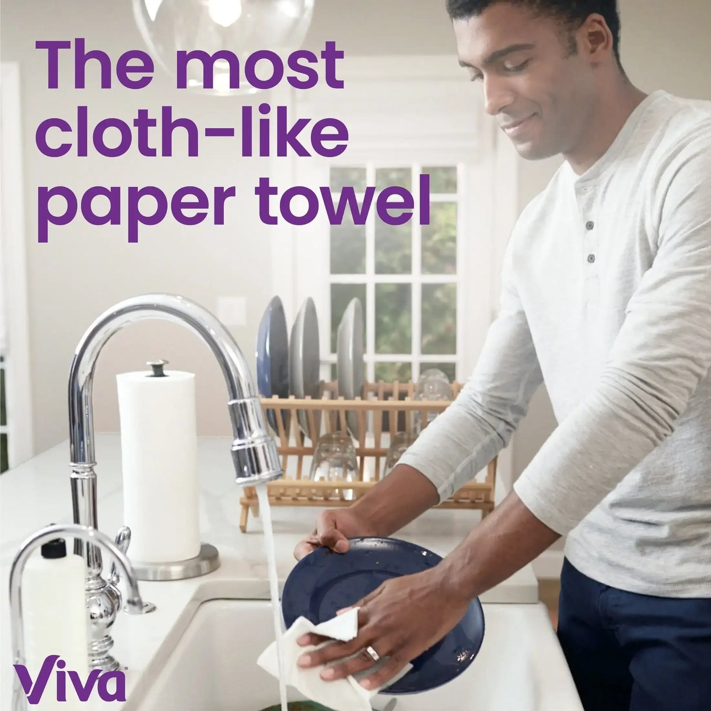Signature Cloth Paper Towels 6 Double Rolls As Soft and Strong As Cloth
