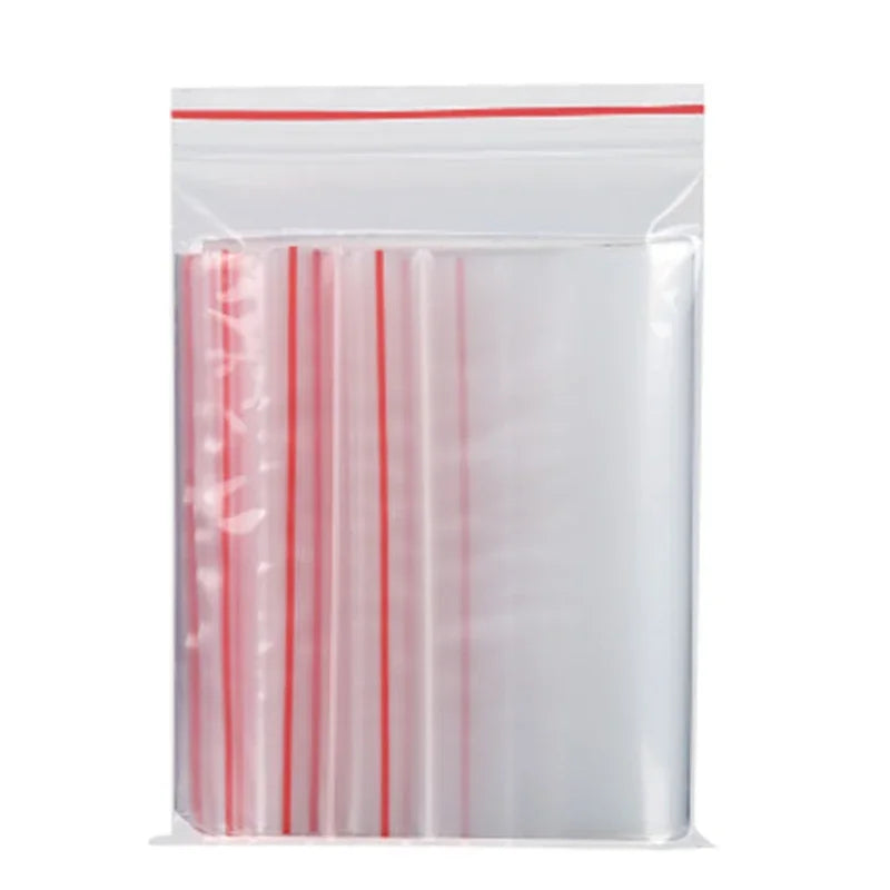 New 100PCS Various size Transparent Self Sealing