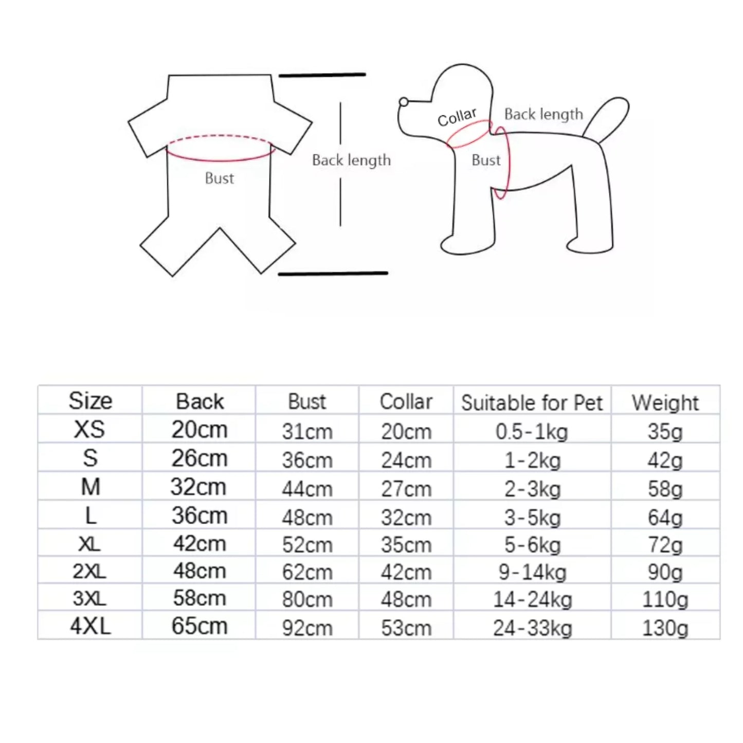 Dog Raincoat Hooded Clothes