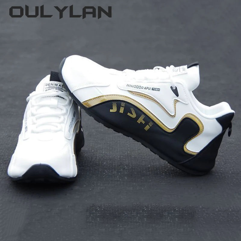 Men's Leather Shoes Sports Running Shoes