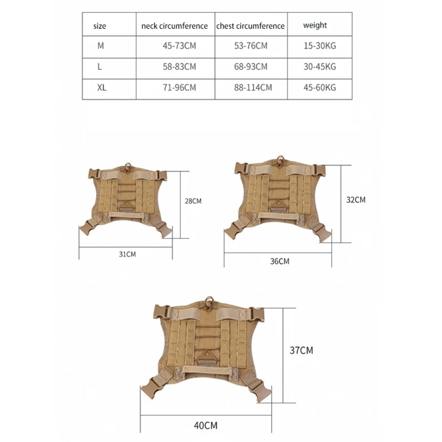 Comfortable and Durable Adjustable Dog Harness Set