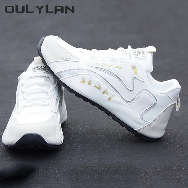 Men's Leather Shoes Sports Running Shoes