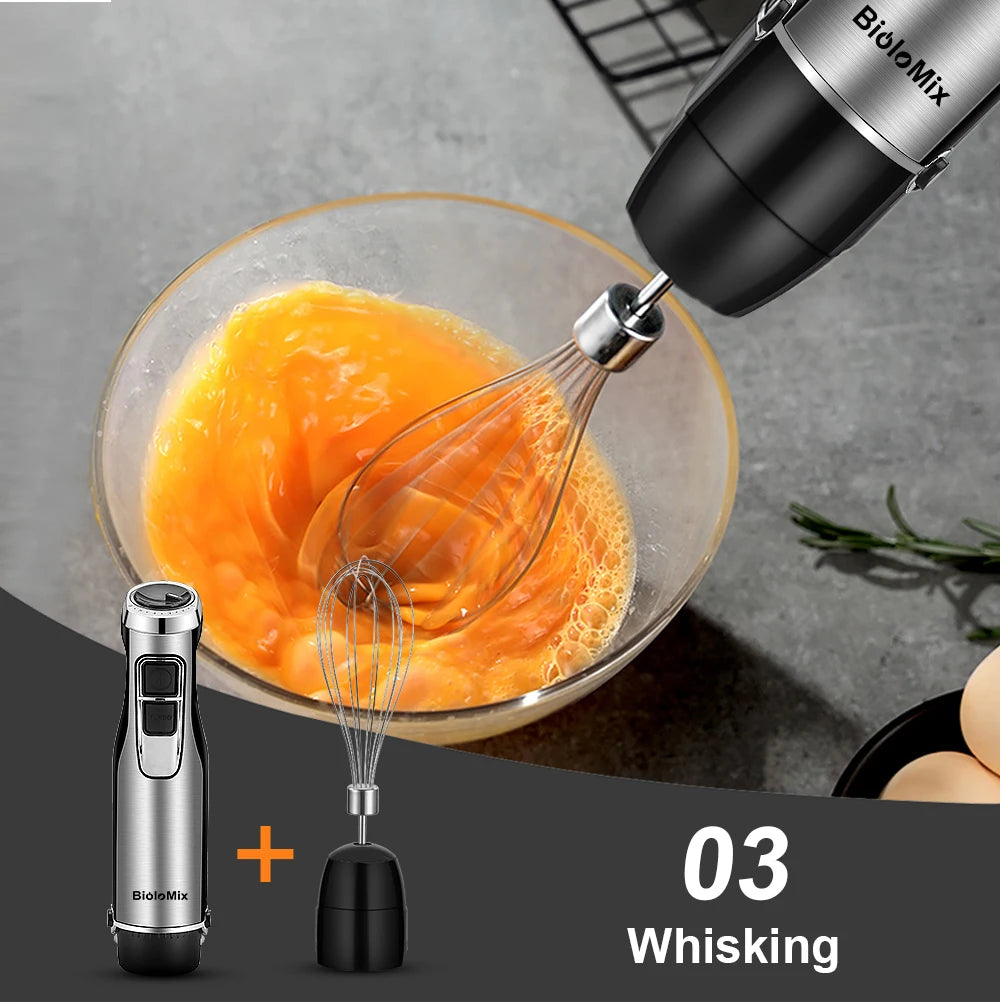 4 in 1 High Power 1200W Immersion Hand Stick Blender Mixer