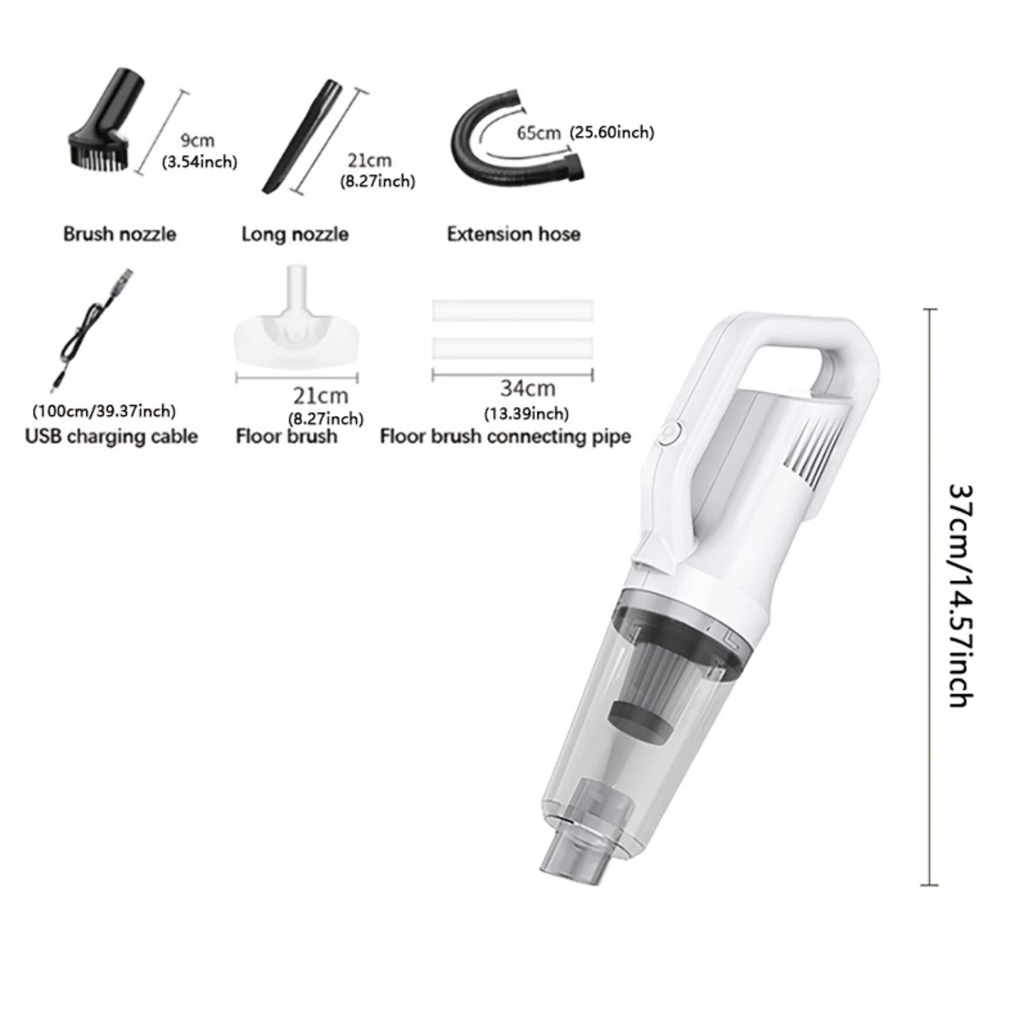 Cordless Handheld Vacuum Cleaner Rechargeable And Portable