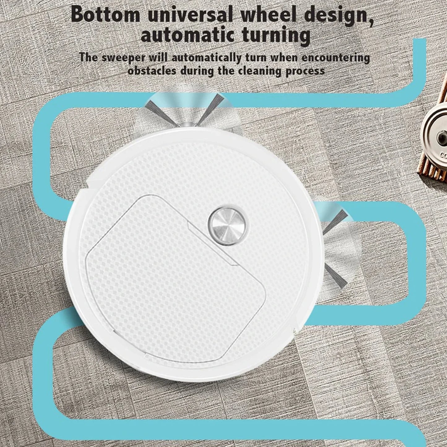 Convenient 3-in-1 Wireless Robot Vacuum Cleaner