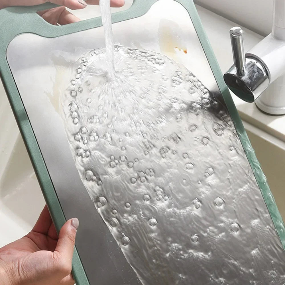 Double Sided Kitchen Cutting Board 304 Stainless Steel  Small Size