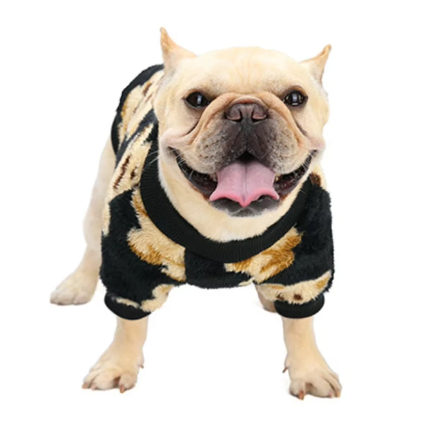 winter and autumn warm dog clothes, dog coats bear pattern