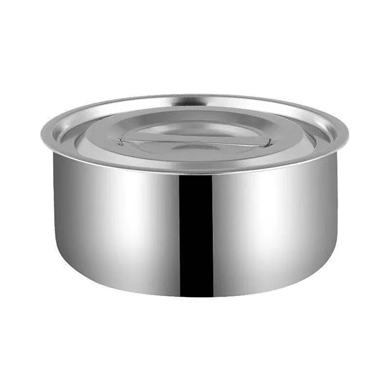 3pcs Stainless Steel Soup pot With Lid