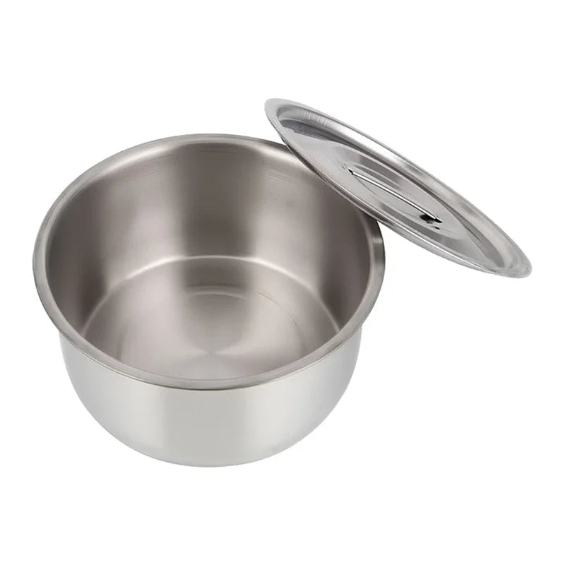 3pcs Stainless Steel Soup pot With Lid