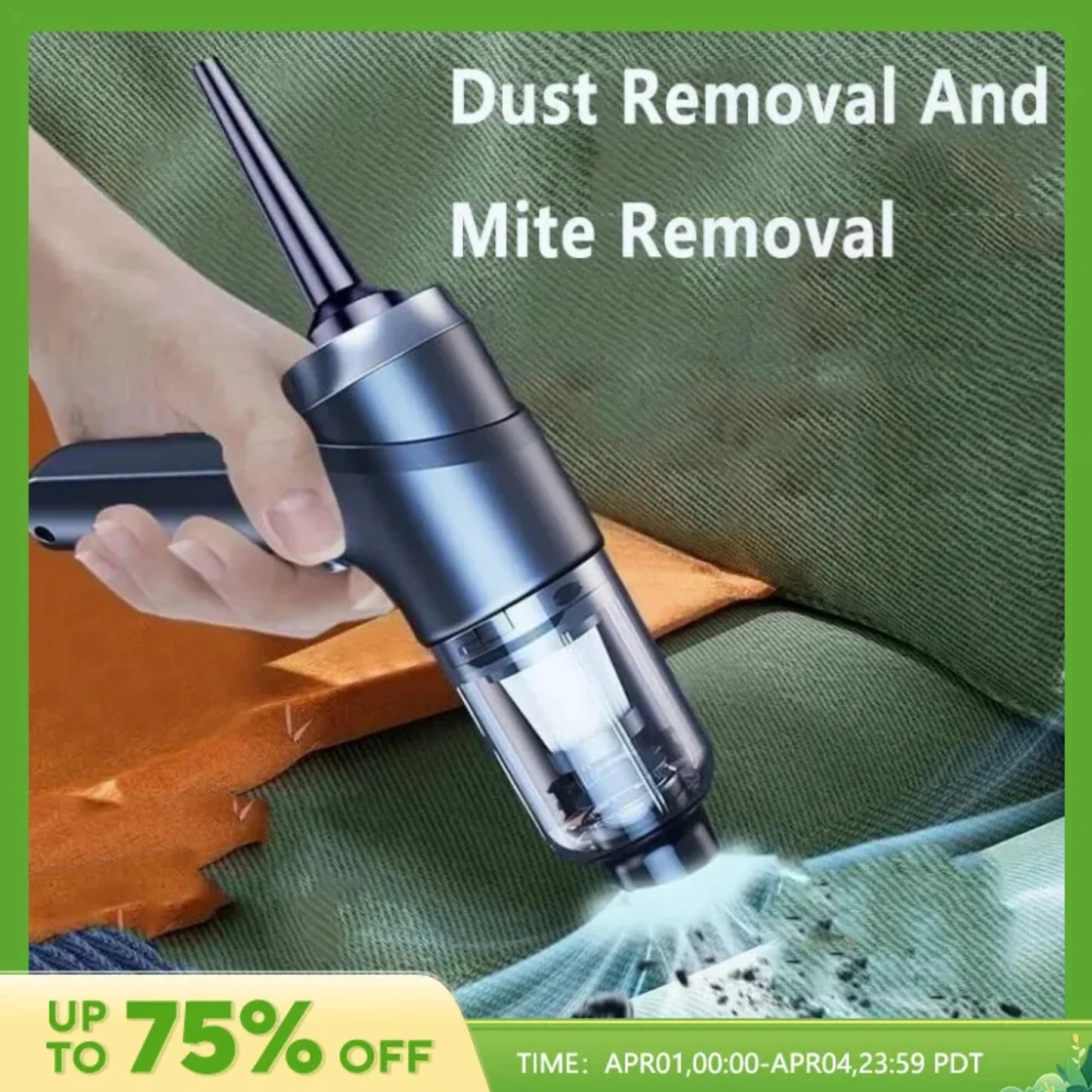Portable Dual-Purpose Car Vacuum Cleaner -