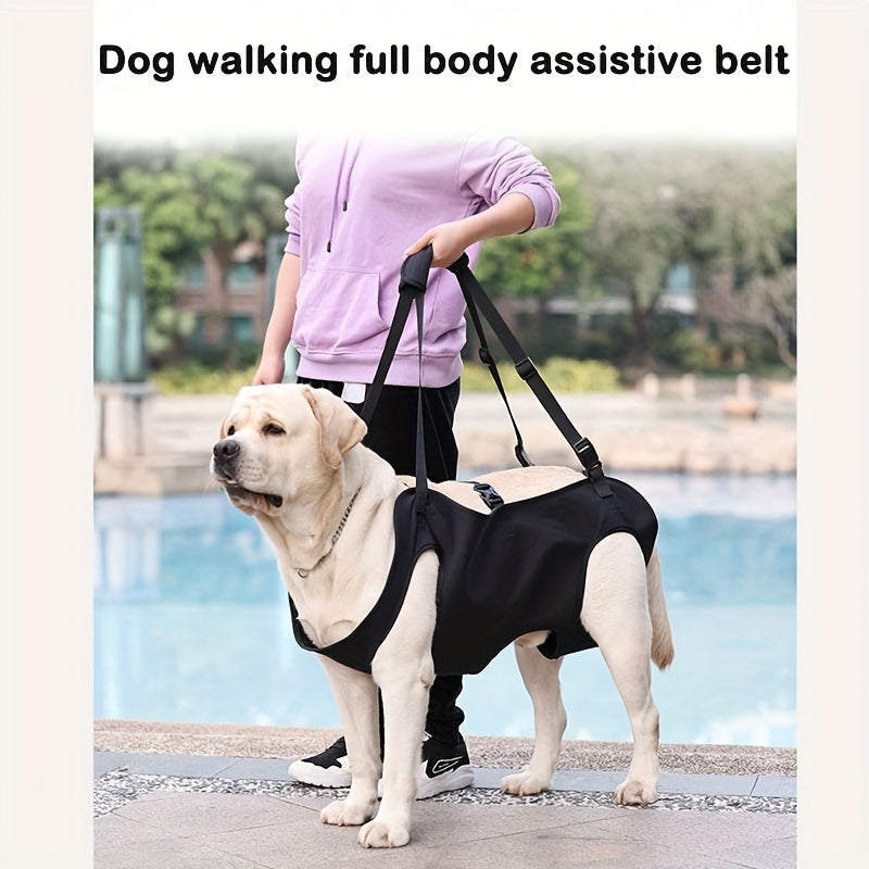 1pc Dog Walking Full Body Assistive Belt, , Suitable For Assisting Dogs In Walking And Climbing Stairs